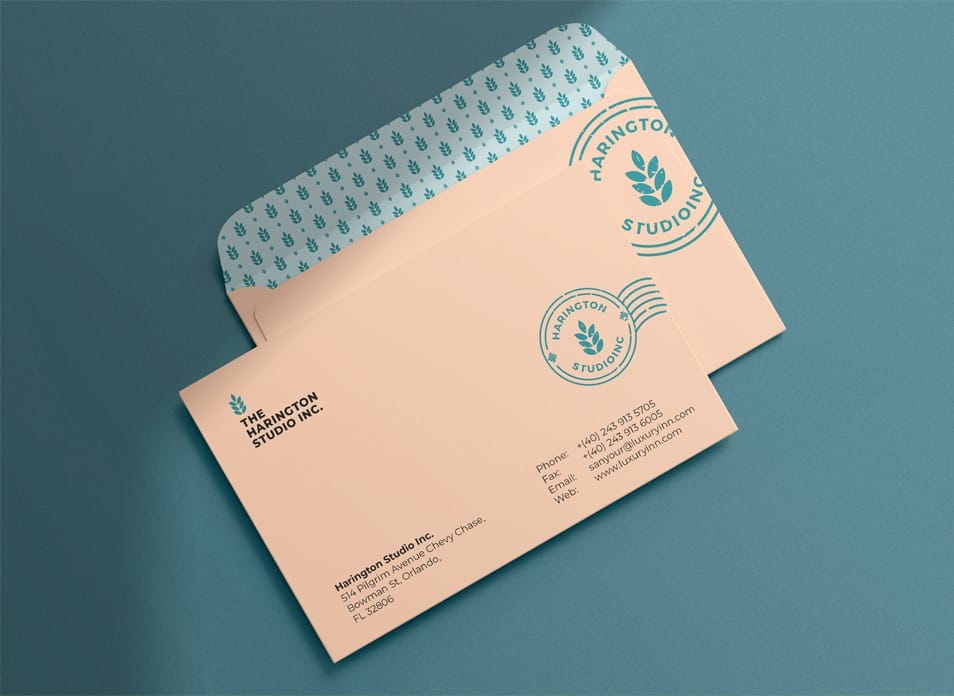 Envelope Mockup Free PSD