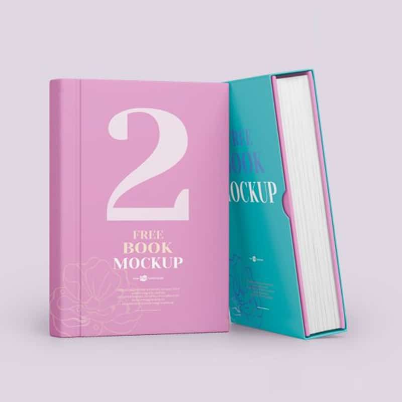 Free Book Mockup Templates in PSD