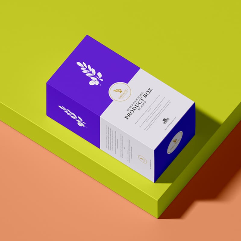 Free Brand Packaging Product Box Mockup » CSS Author