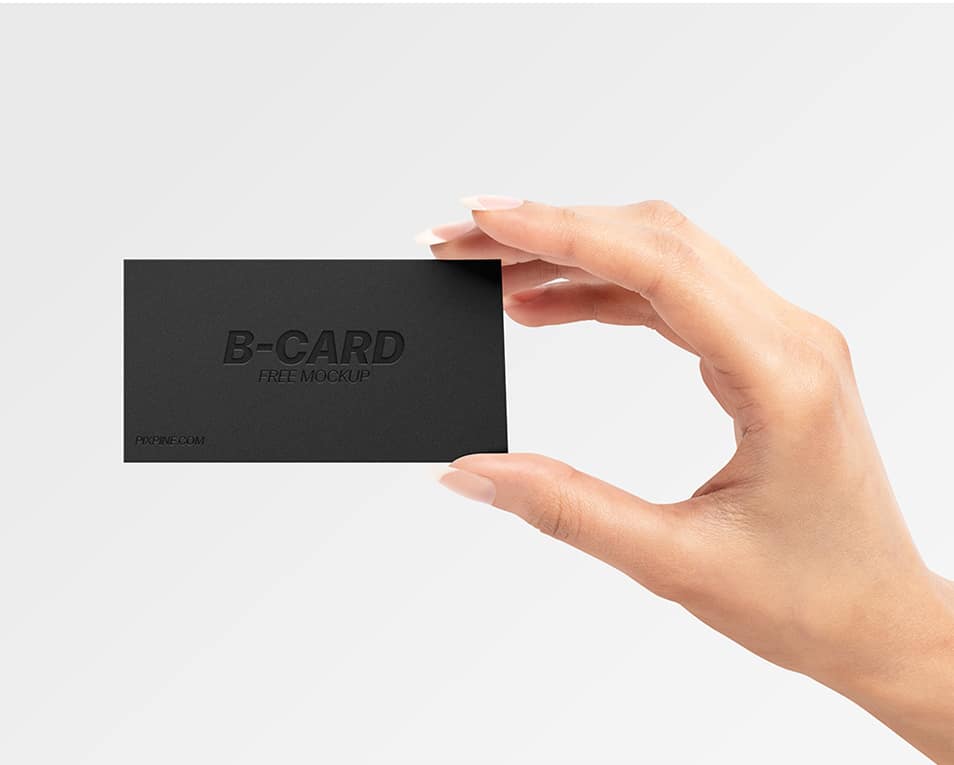 Free Business Card Mockup
