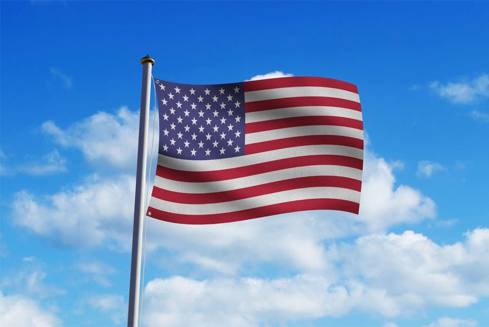 Free Country Flag Mockup PSD