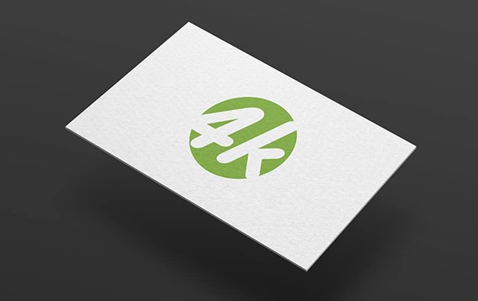 Free Dark Business Card MockUp