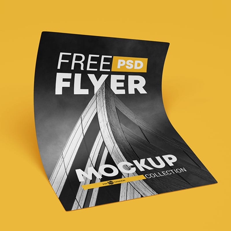 Free Flyer PSD Mockups