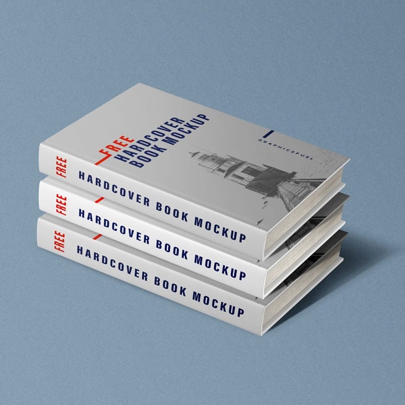 Free Hardcover Book Mockups