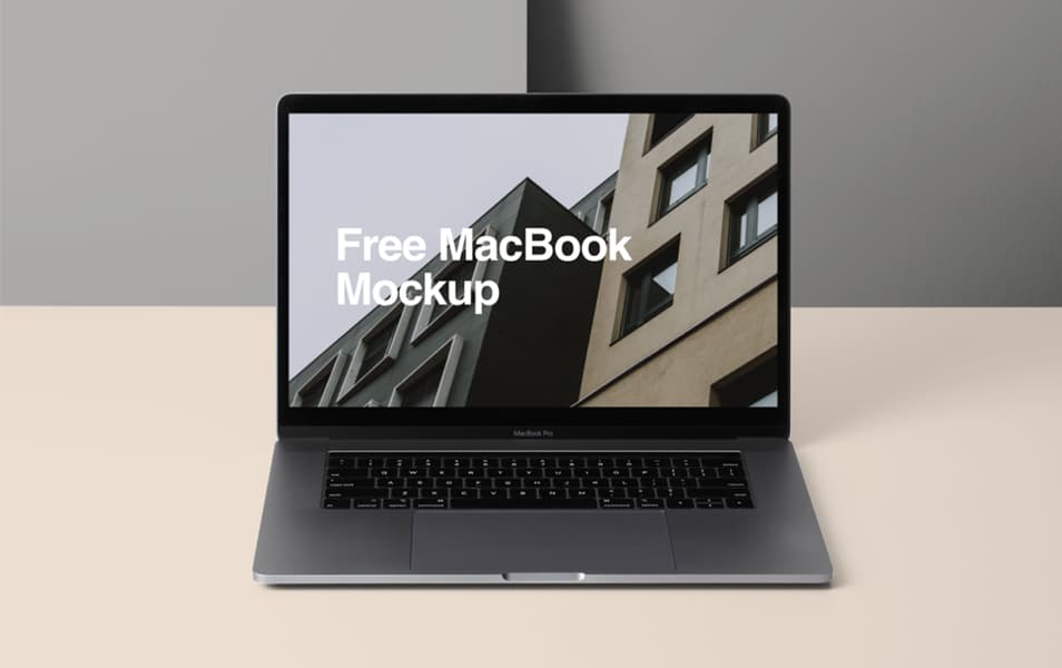 Free MacBook Mockup For Figma