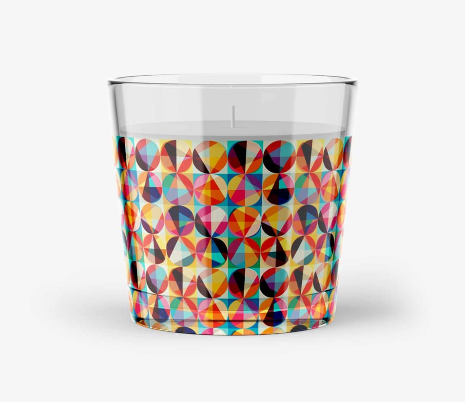 Free PSD Glass Candle Artwork Mock-up