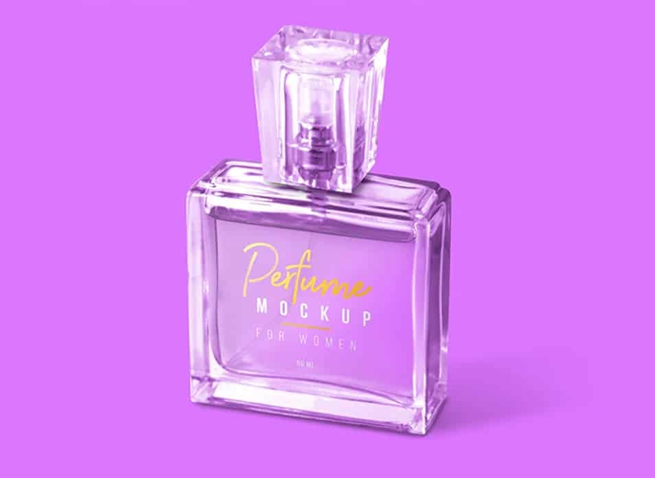 Free Perfume for Women Mockup Set