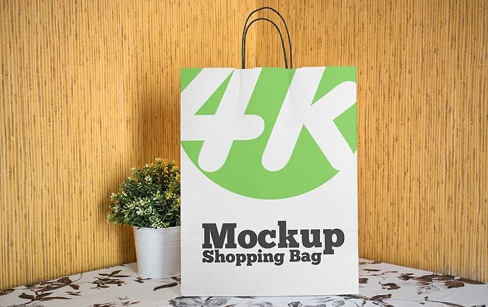 Free Shopping Bag MockUp