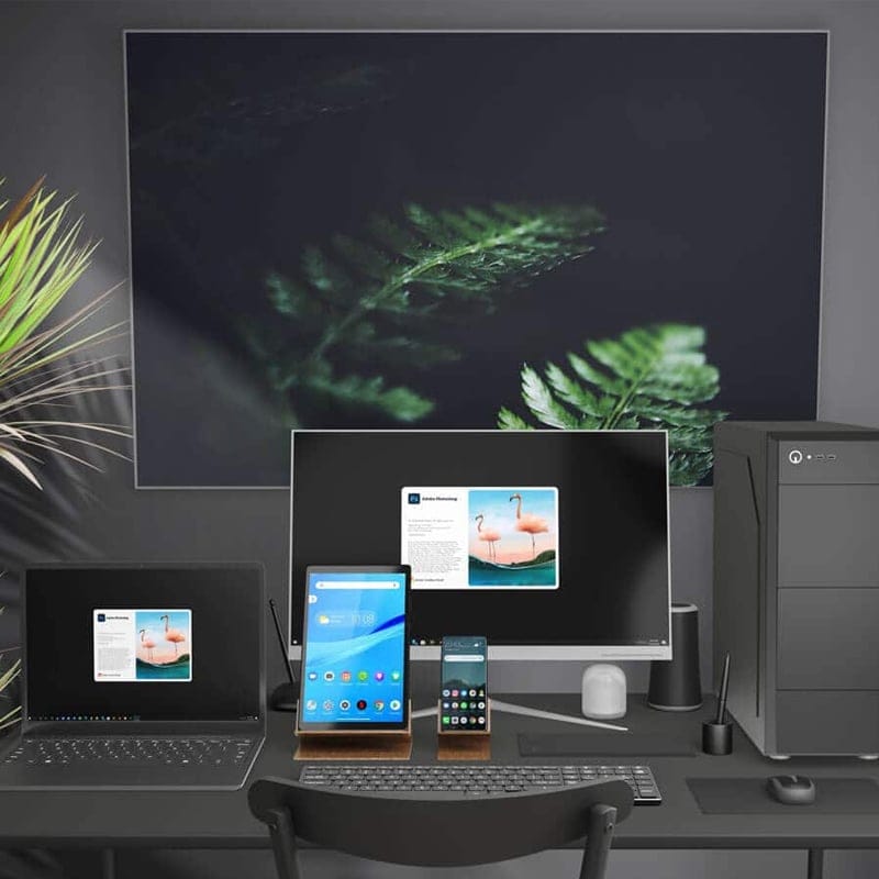 Free Working Desk Mockups