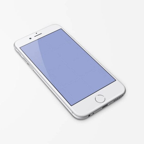 Free iPhone 6 Mockup PSD Template