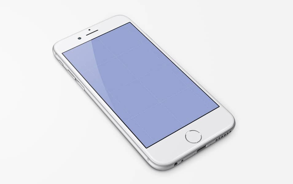Free iPhone 6 Mockup PSD Template