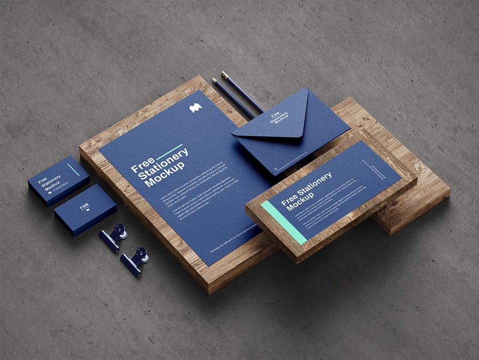 Free Stationery Mockup