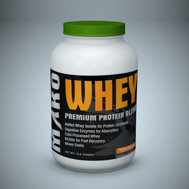 GYM Protein Bottle Label Mockups