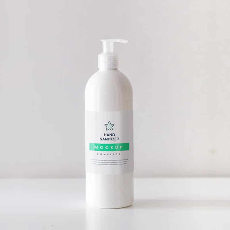 Hand Sanitizer PSD Mockup