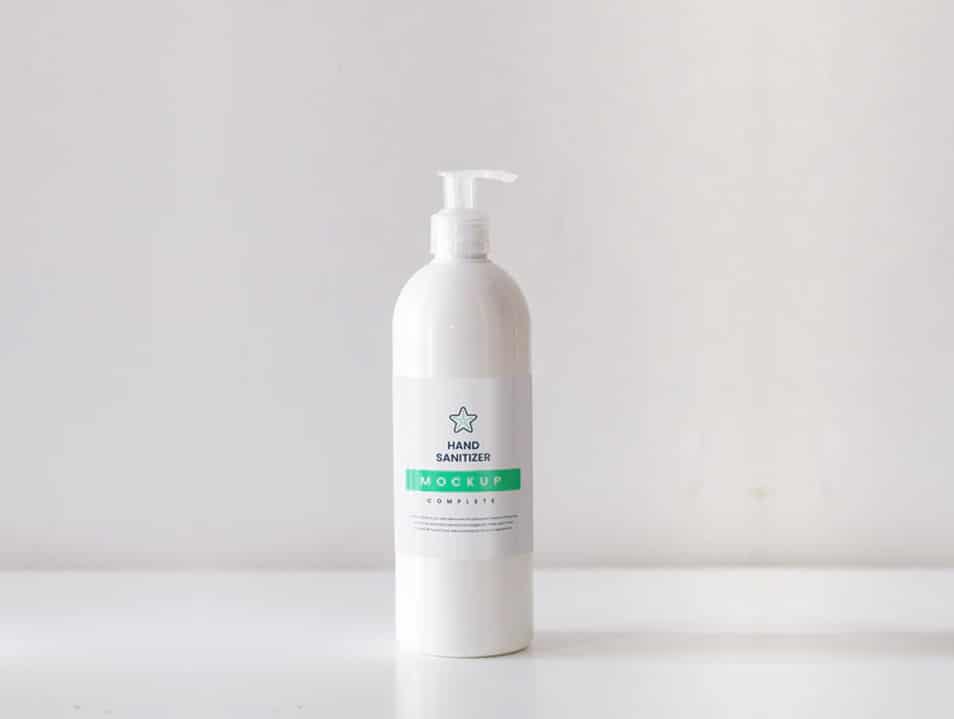 Hand Sanitizer PSD Mockup