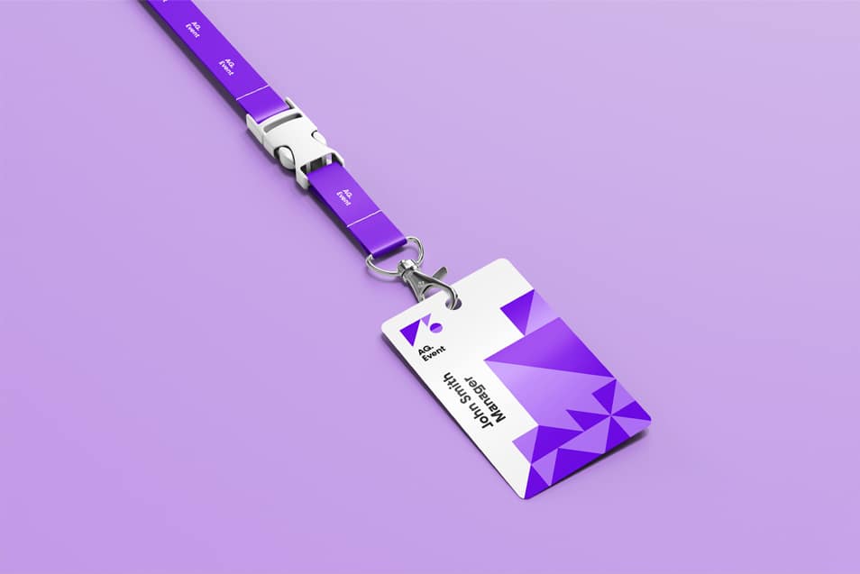 ID Card Holder Mockup