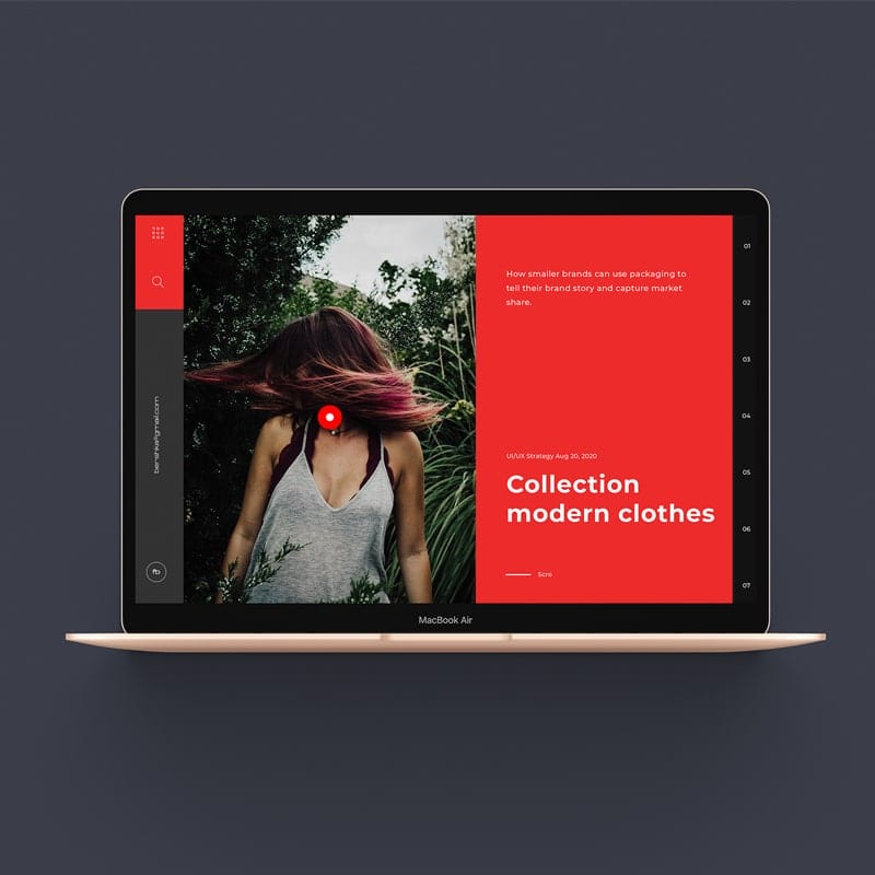 Macbook Air PSD Mockup