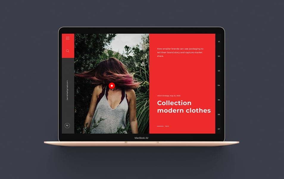 Macbook Air PSD Mockup