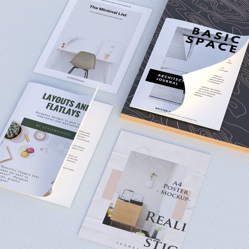 Magazine/Poster Free Mockup