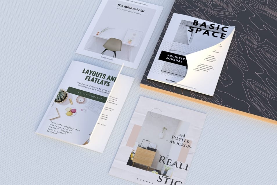 Magazine/Poster Free Mockup