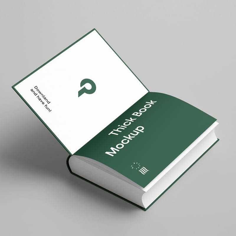 Open Book Mockup