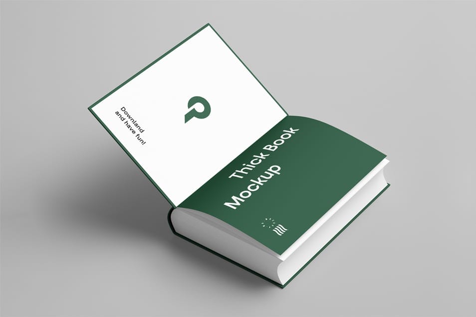 Open Book Mockup
