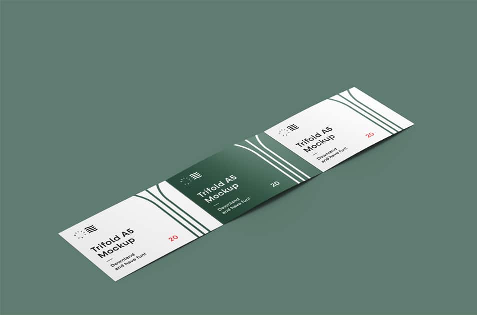 Open Landscape Brochure Mockup