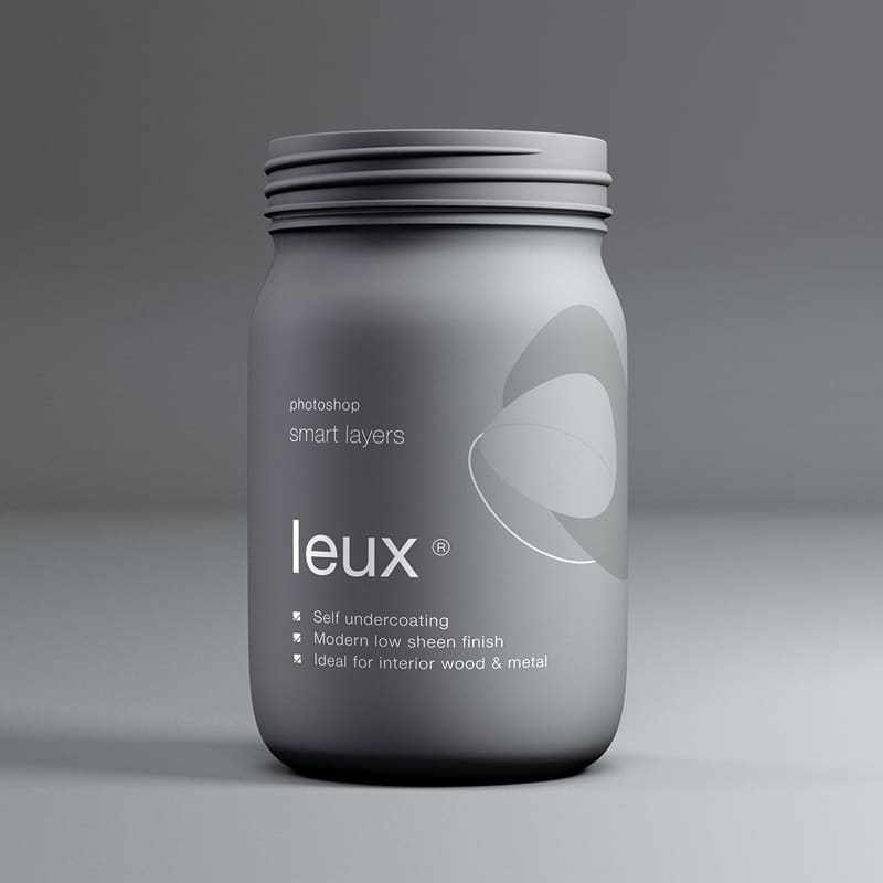 Plastic Matt Jar Mockup