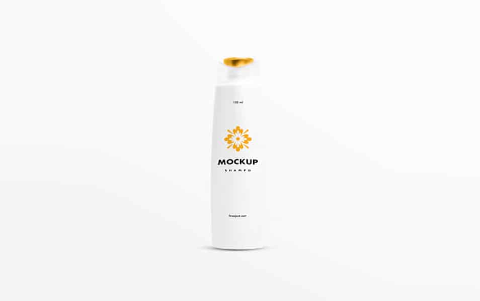 Shampoo bottle Mockup Template PSD