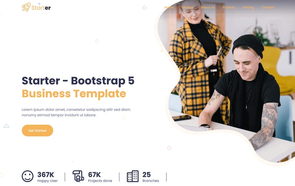 Starter Free Bootstrap 5 Template