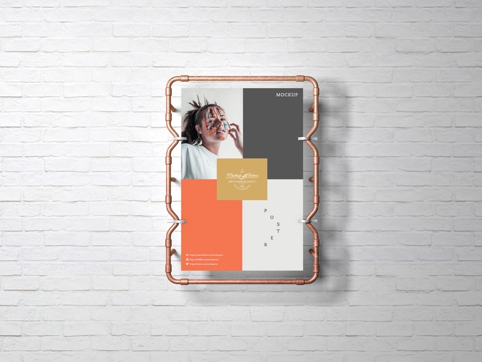 Studio Branding Poster Mockup