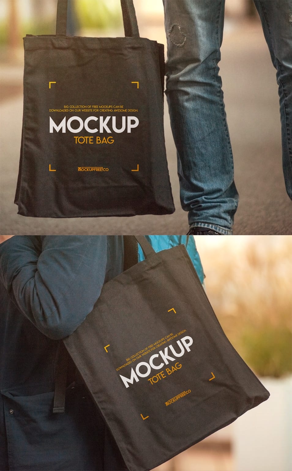 Tote Bag Free PSD Mockup
