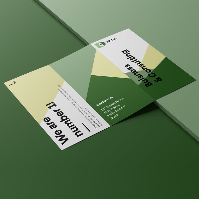 Trifold Brochure Mockup
