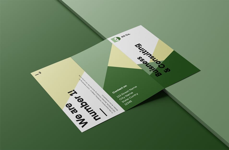 Trifold Brochure Mockup