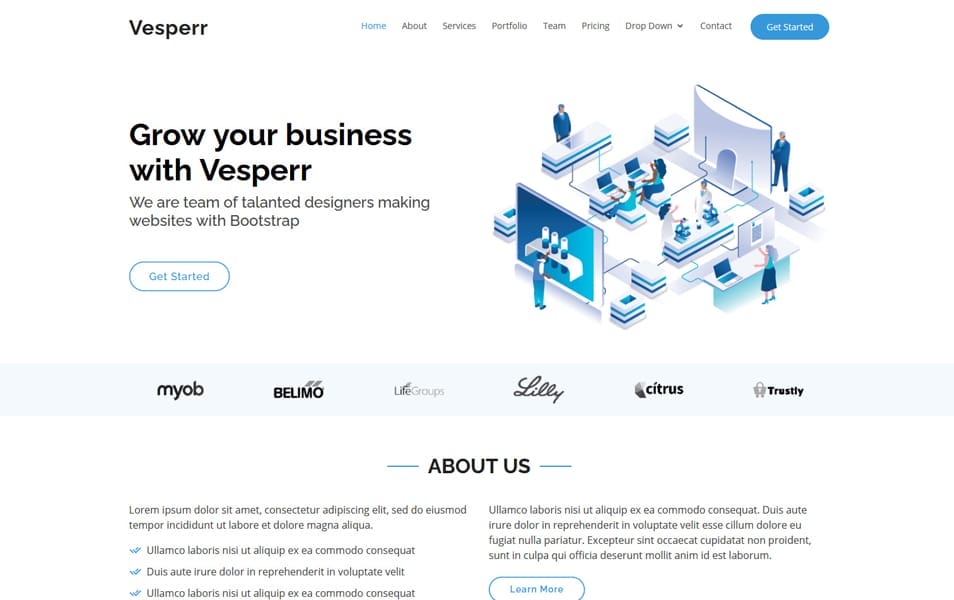 Vesperr Creative Bootstrap 5 Template
