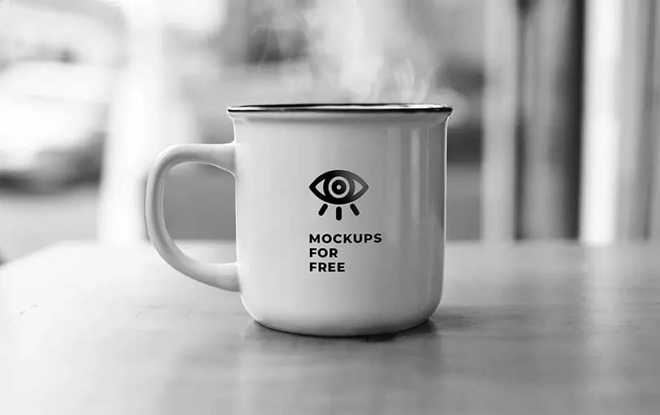 White Tea Cup Mockup