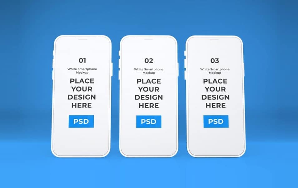 White iPhone Mockup