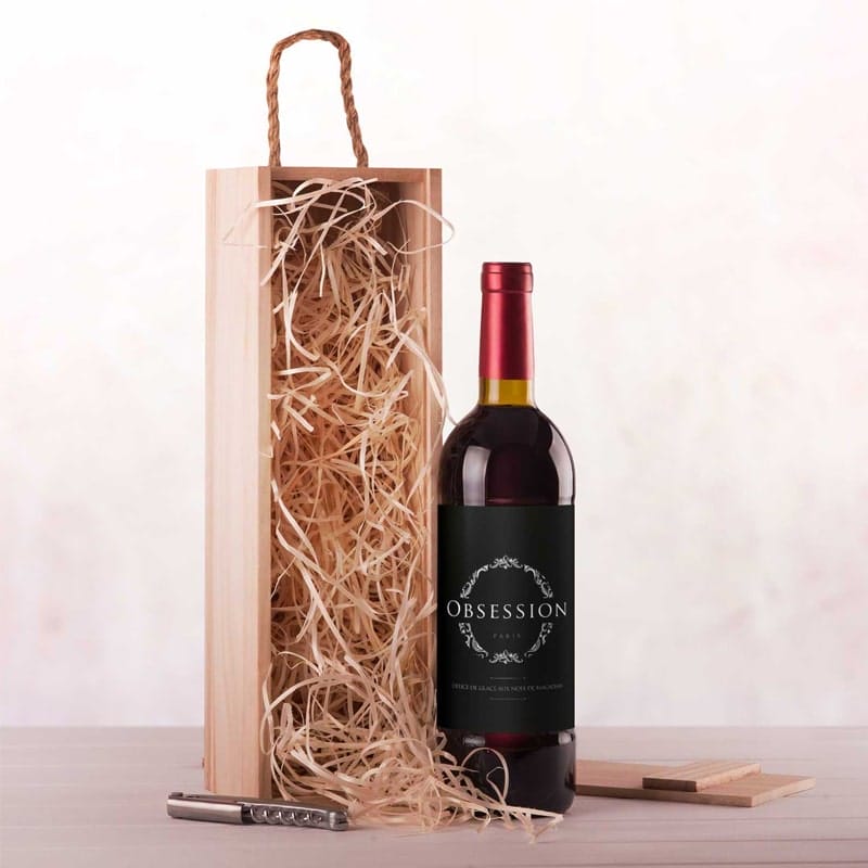 Wine Packaging Label Mockup