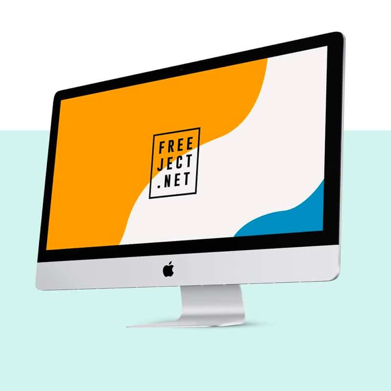 iMac Mockup Template PSD