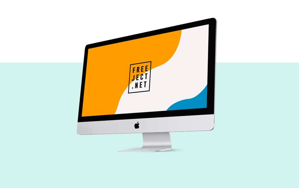 iMac Mockup Template PSD