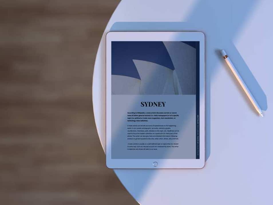 iPad Free Mockup