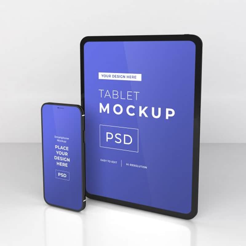 iPad & iPhone Mockup