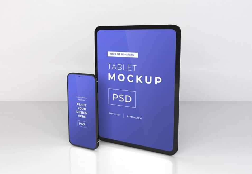 iPad & iPhone Mockup
