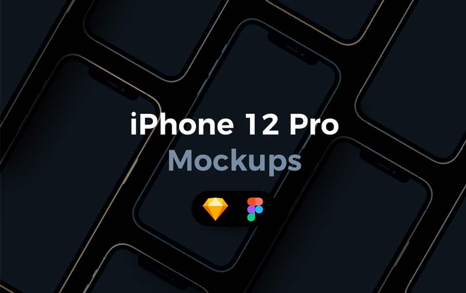 iPhone 12 Pro Mockups for Figma