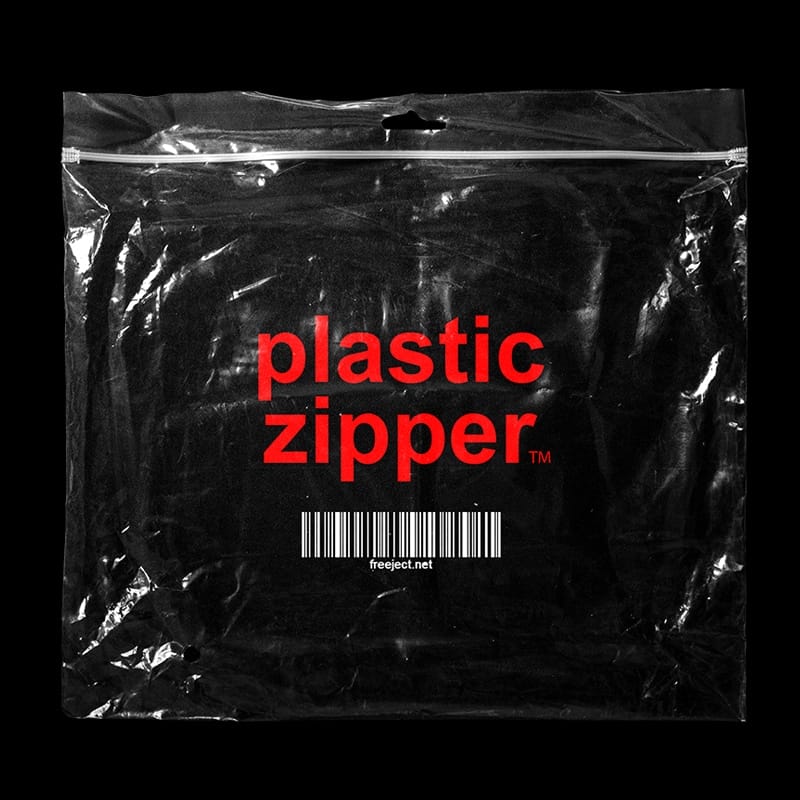 3 Plastic Zipper Bag Mockup PSD