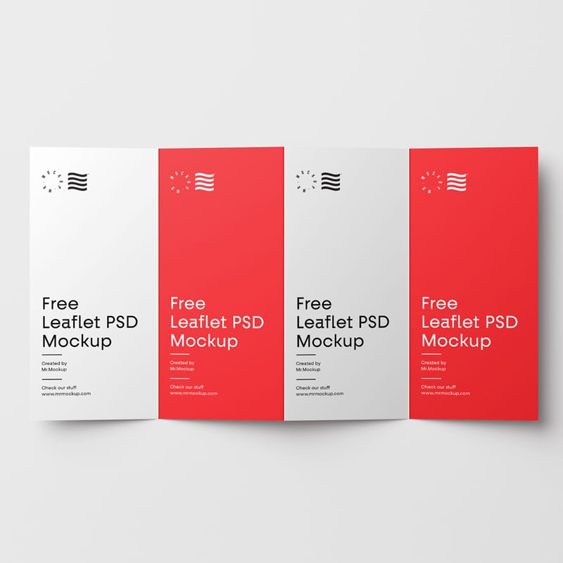 4-Fold Brochure Mockup
