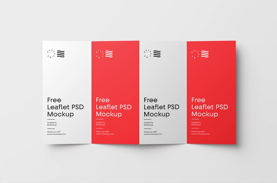 4-Fold Brochure Mockup