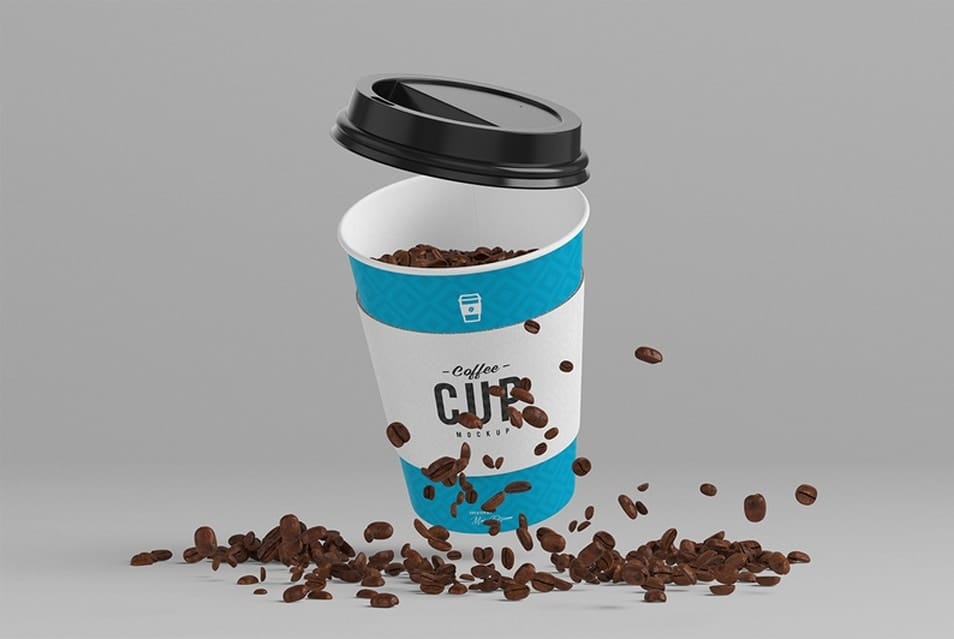 8oz Coffee Cup Mock-Up