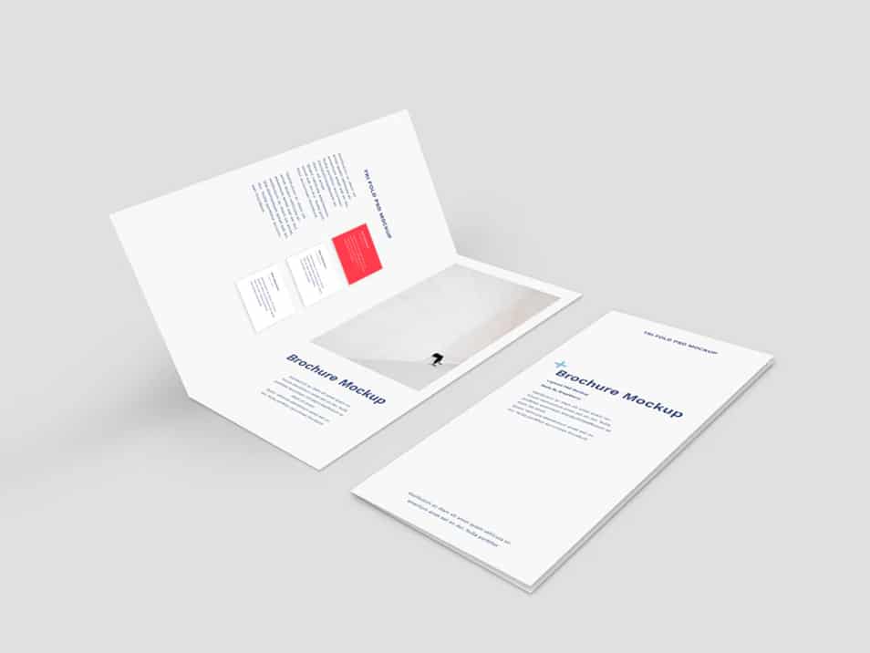Bi-Fold Brochure Mockup