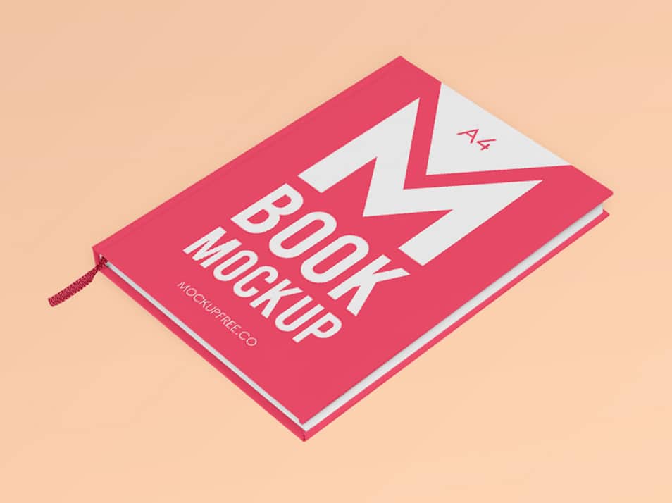 Book Free PSD Mockup